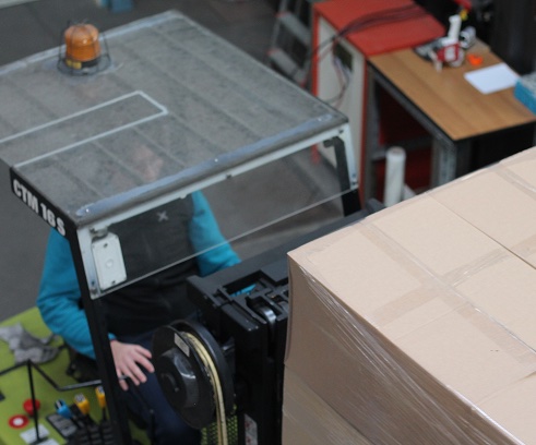 Un pallet pronto per la spedizione